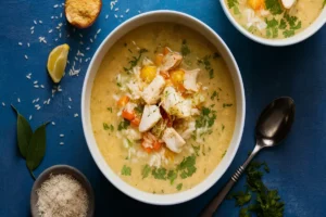 Creamy Chicken Rice Soup Recipe