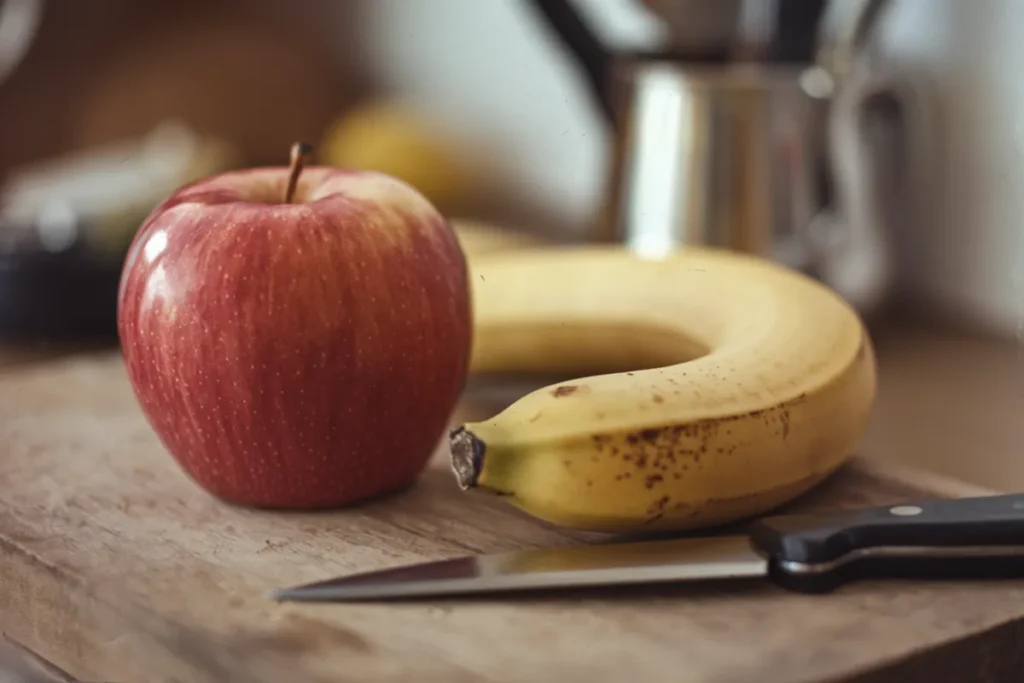 Is a banana and an apple a healthy breakfast