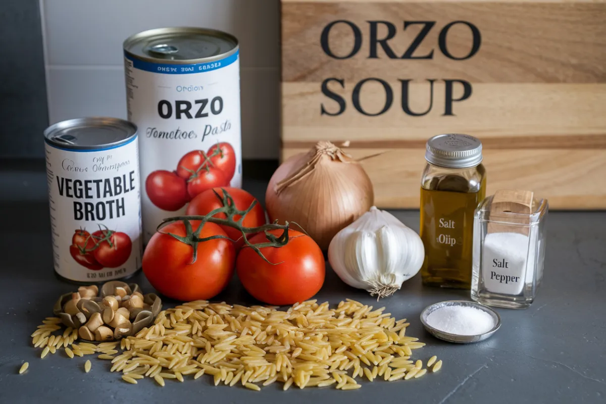 What is Orzo Soup Made Of