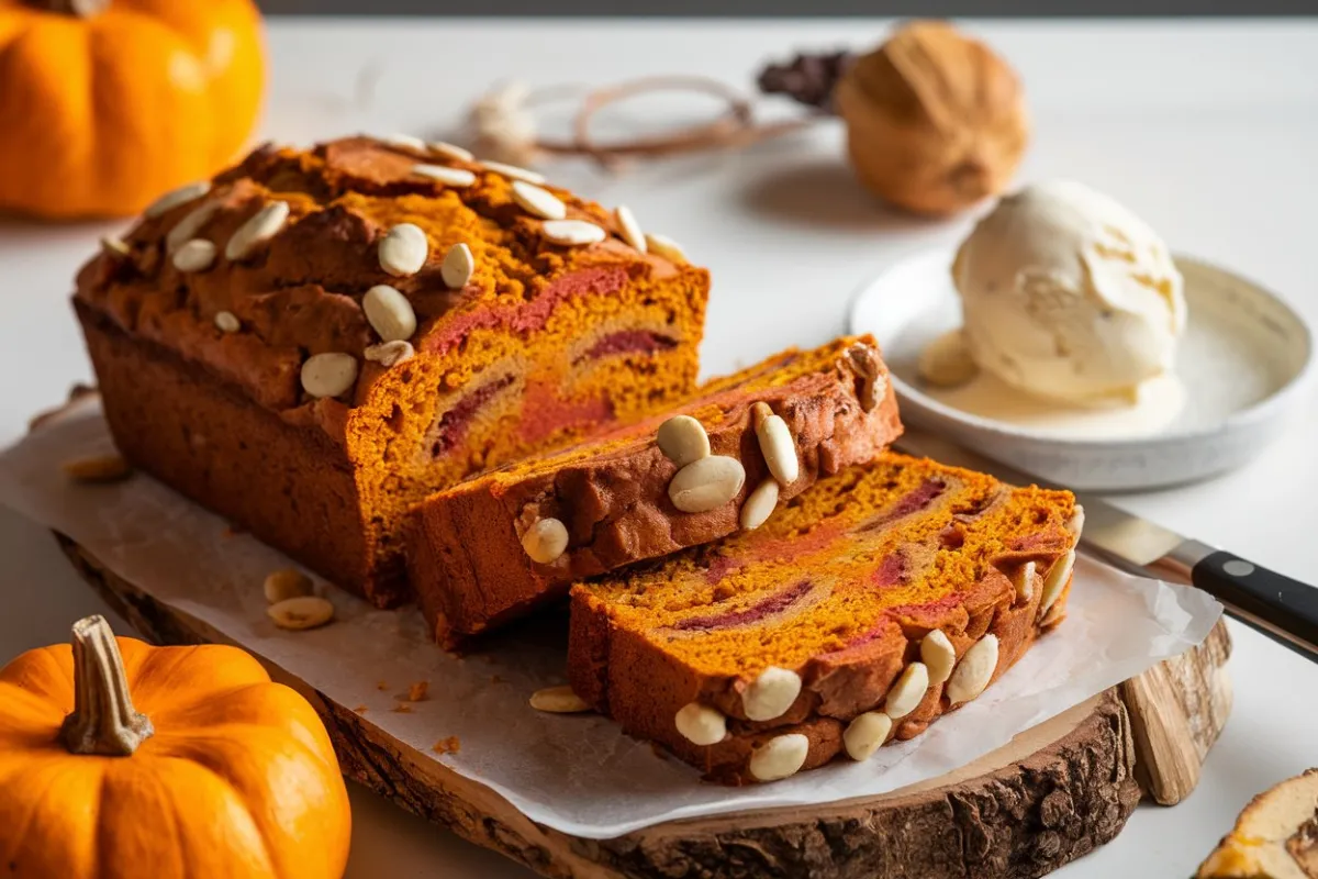 Pumpkin banana bread