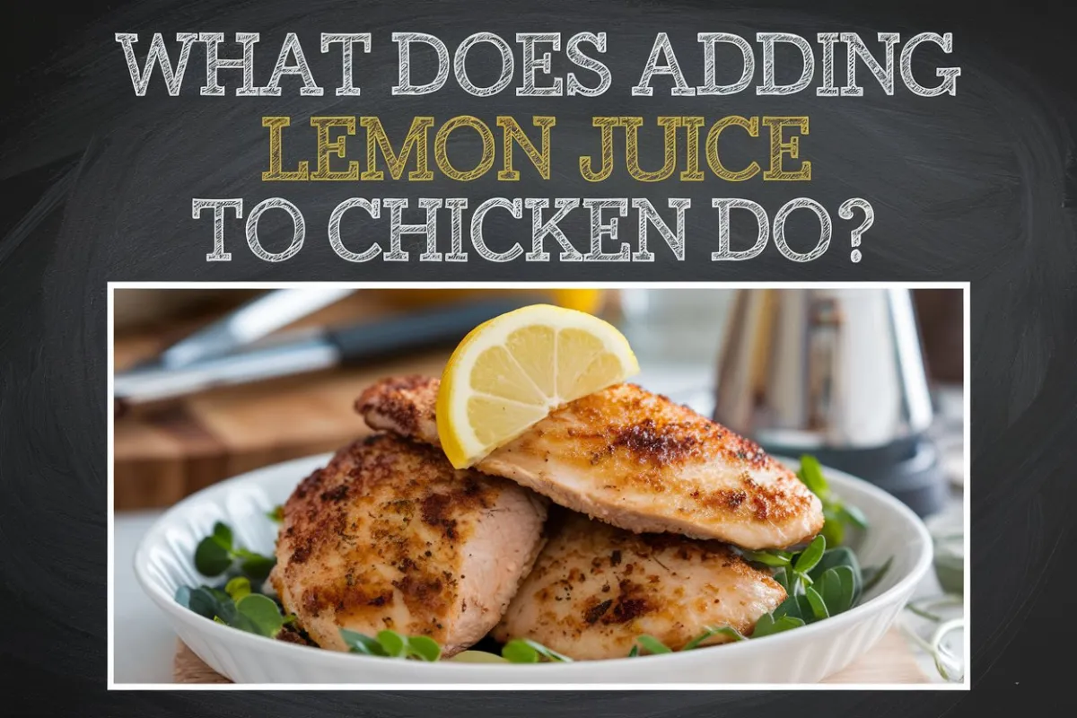 What Does Adding Lemon Juice to Chicken Do