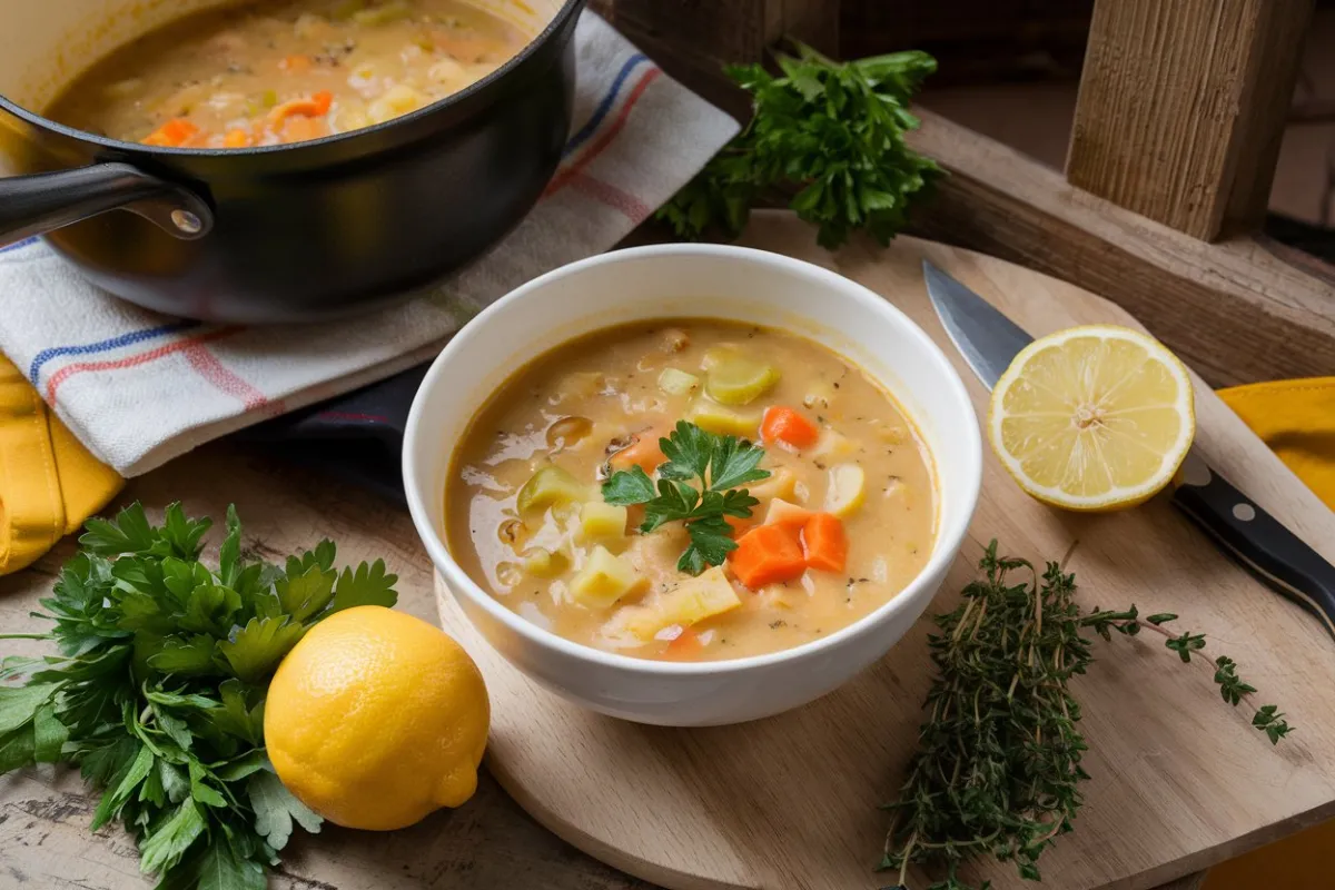 What does adding lemon to soup do