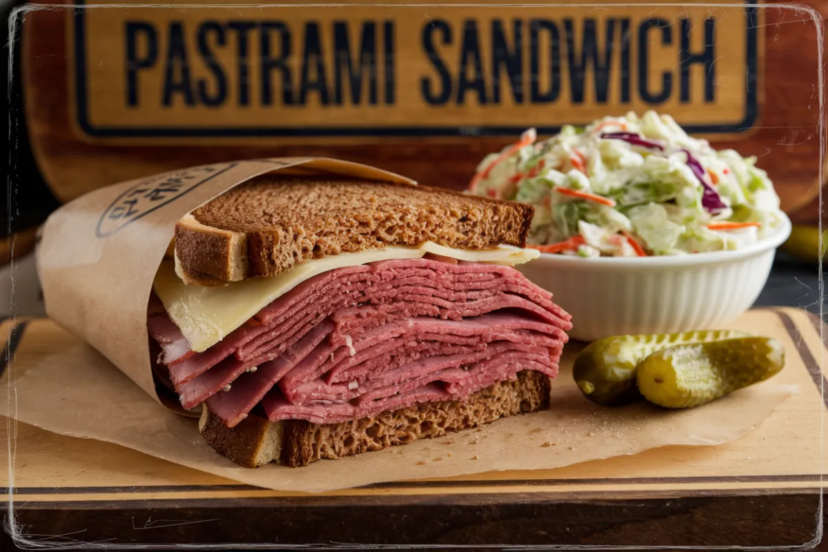 What is a Pastrami Sandwich Made Of